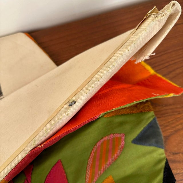 1960s Studio Made Kristina Friberg Fiber Art Tapestry “Joy” For Sale In Cleveland - Image 6 of 12