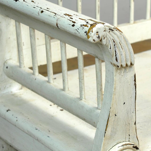 Antique Pine Bench, 1900s For Sale - Image 4 of 12