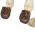 Vintage 1970s C.W. Parker style carousel horse cast in resin, mounted on a golden metal display pedestal. Perfectly...