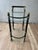 Modern Black and Brass Tea or Bar Cart, Vintage Design, Elegant Style For Sale - Image 10 of 11