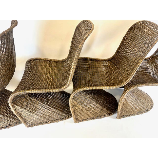 Vintage Vicker S Chairs in the style of Verner Panton, 1990s, Set of 4 For Sale - Image 9 of 14