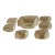 Indiana Glass Diamond Point Salad Bowl Set - Set of 7 For Sale
