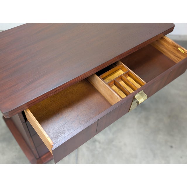 Vintage Art Deco Lowboy Chest of Drawers by Widdicomb, C1930s, Refinished For Sale - Image 9 of 18