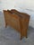 Vintage Danish Modern Oak & Cane Magazine Rack Newspaper Holder For Sale - Image 4 of 9