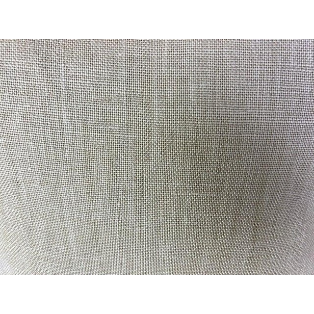 Tapa Stripe Patterned Fortuny Textile Pillows W/ Linen Backs, Pair For Sale - Image 4 of 6