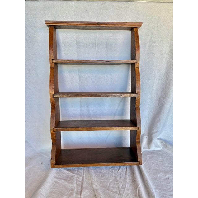 Early 20th Century Oak Wall Shelf For Sale - Image 12 of 12