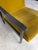 Wood Mid-Century Modern Yellow Fabric Lounge Chair, 1970s For Sale - Image 7 of 18