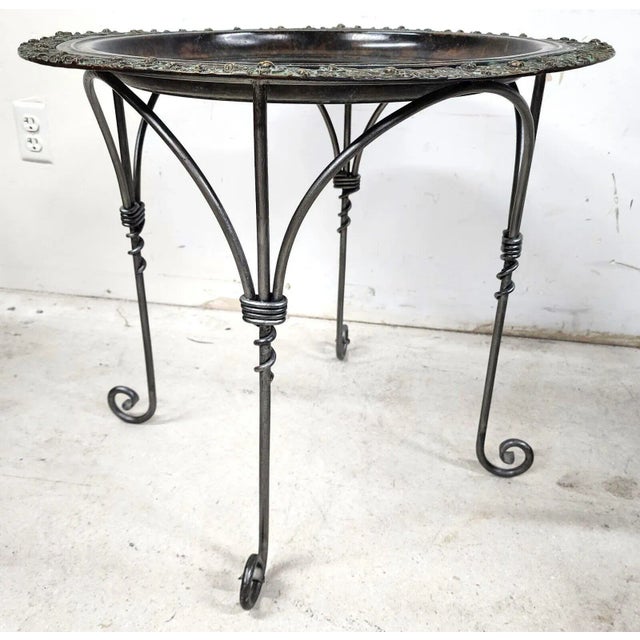 Hollywood Regency Brass Tray Table by Maitland Smith For Sale - Image 3 of 9