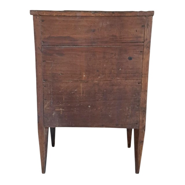Louis XVI Inlaid Lombardy Bedside Table For Sale - Image 10 of 11