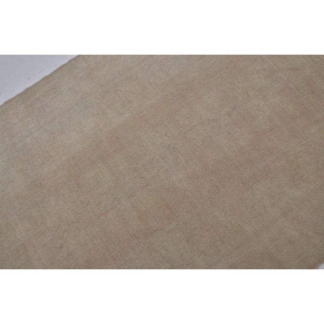 1940s Oversize Oushak Floral Handknotted Rug For Sale - Image 9 of 10