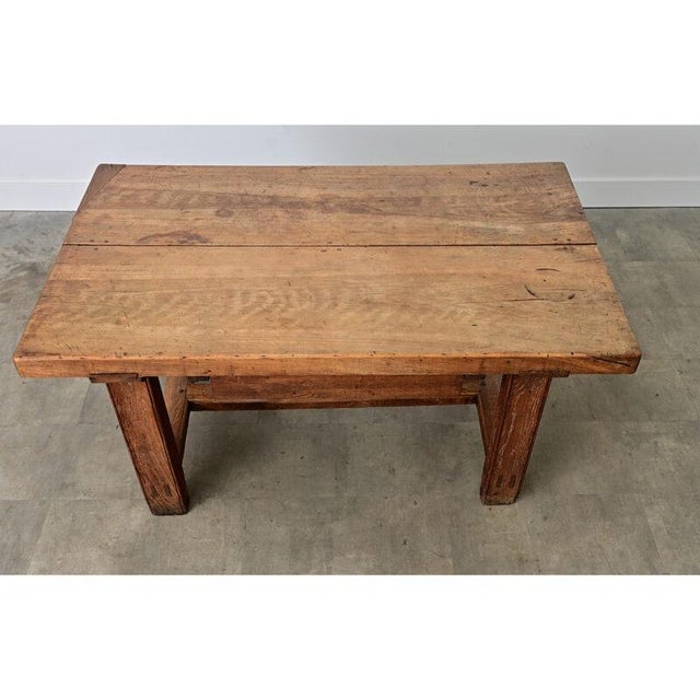Wood French 19th Century Farmhouse Dining or Work Table For Sale - Image 7 of 14