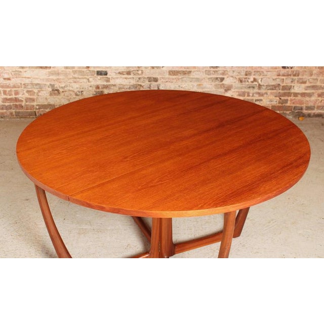 Mid-Century Modern Gateleg Teak Dining Table by Beithcraft, 1960s For Sale - Image 10 of 17