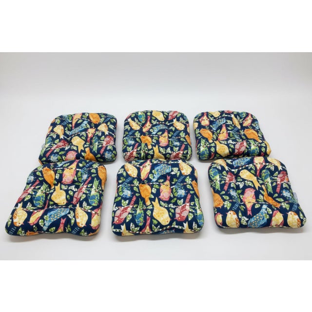 Pair of Outdoor/Indoor Seat Cushions by Pillow Perfect| 3 Pair Available For Sale In Fayetteville, AR - Image 6 of 8