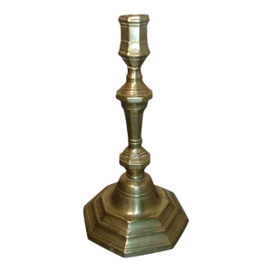 Antique 18th Century French Brass Candlestick