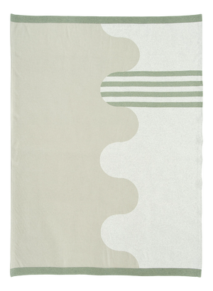 Wavy Line Blanket by Roberta Licini
