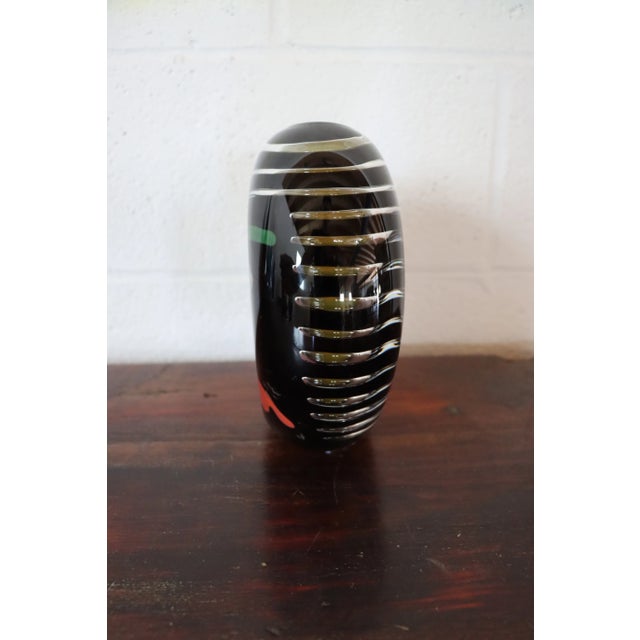 Signed Art Glass Vase For Sale In Philadelphia - Image 6 of 9