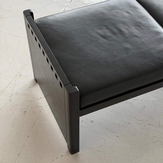 Wood Cubist Bench by Brian Kane for Metropolitan For Sale - Image 7 of 9