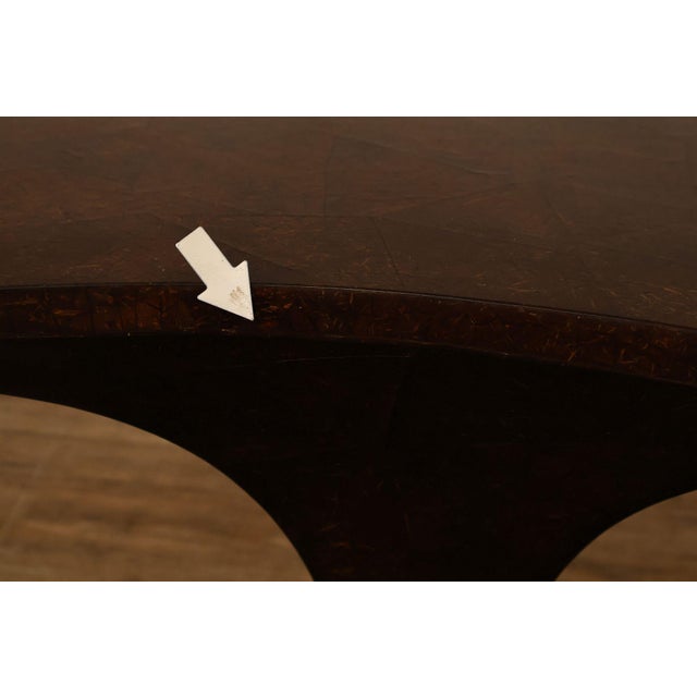Sculptural Pair Of Coconut Shell Veneer Side Tables For Sale - Image 18 of 18
