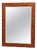 Red and Gold Lacquer Chinoiserie Wall Mirror, 1990 For Sale