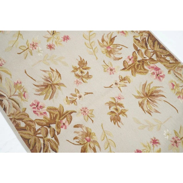 Aubusson Rug 2'5'' X 8' For Sale In New York - Image 6 of 10