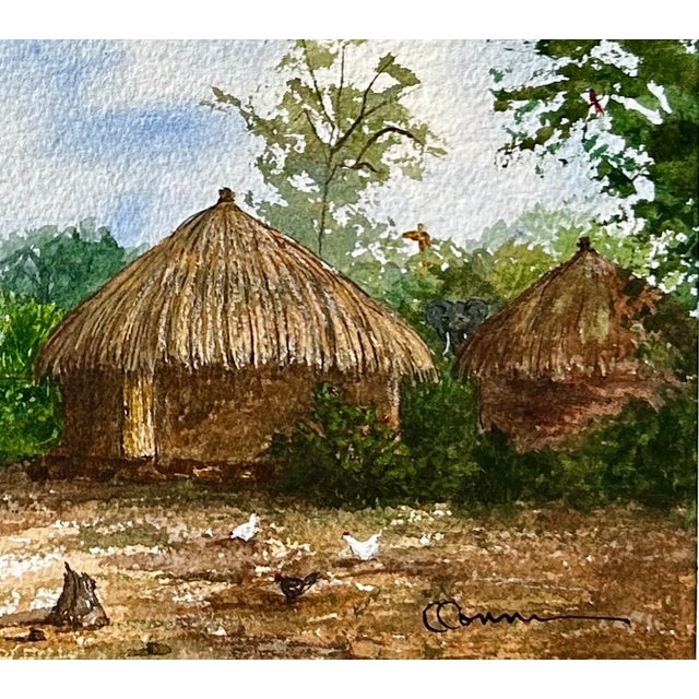 Portraiture Giclee Fine Art Print Watercolor Painting “Loved in South Sudan” For Sale - Image 3 of 4