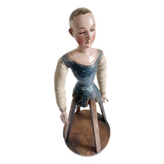 18th Century French Santos Cage Doll Figure For Sale