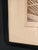 1970s 1971 Cubist "Seated Woman" Woodcut Relief Print, Signed C. Olesen '71, Framed 23 X 27.5 For Sale - Image 5 of 8