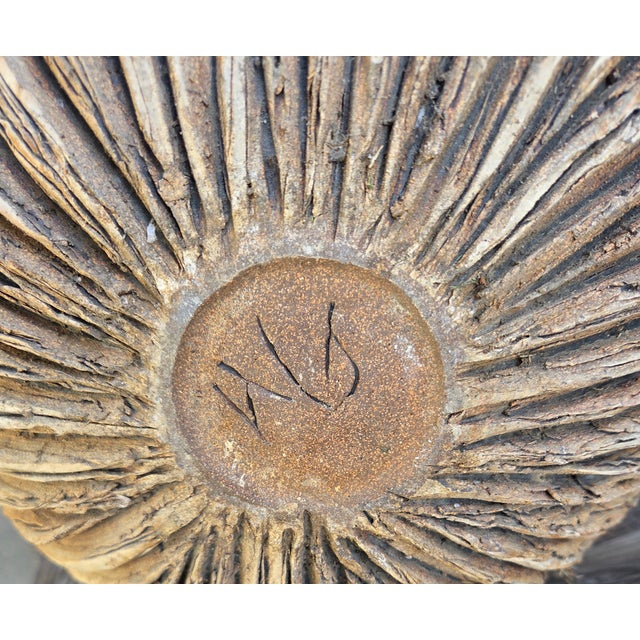 Ceramic 1990s Anne Goldman Rock Stoneware Vase/Vessel Coastal Sculpture For Sale - Image 7 of 8