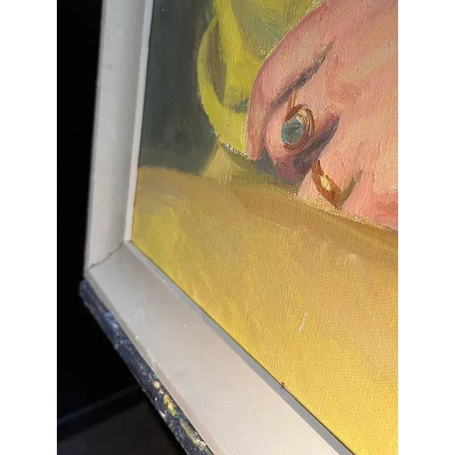 Armand Cacheux, Mme. Cacheux 4, Oil on Canvas For Sale - Image 9 of 12