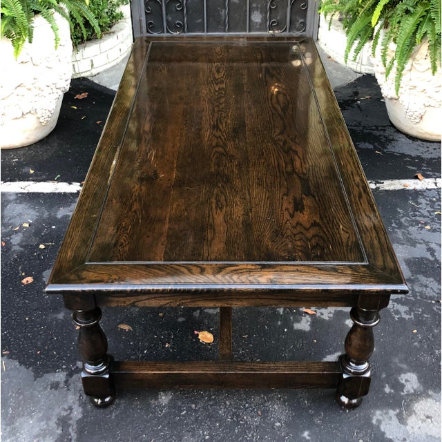 Jacobean Style Coffee Table by Henry Cadena Nancy Sinatra Estate