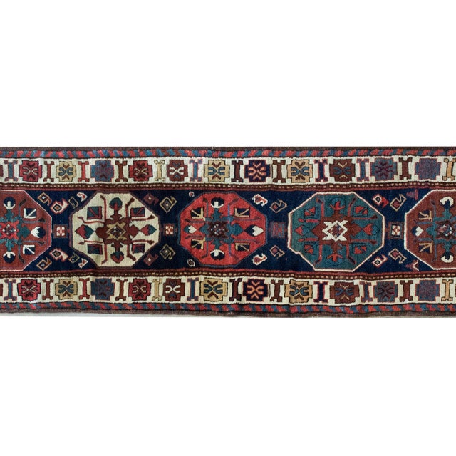 Tribal Early 20th Century Persian Kuba Runner For Sale - Image 3 of 16