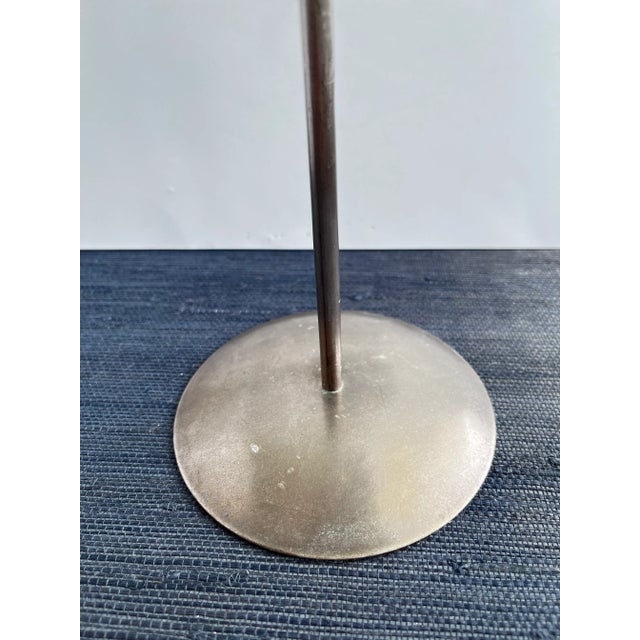 Mid-Century Chrome Crane Figurine Statue or Hat Stand 18" High For Sale - Image 9 of 13