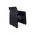 Armchair in Black Leather with Casters from Himolla For Sale - Image 4 of 15