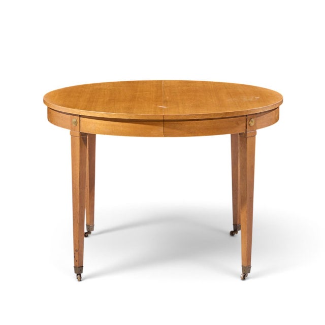 Wood Baker Milling Road Walnut Expanding Dining Table With 2 Leaves For Sale - Image 7 of 13