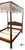Vintage Traditional Chippendale Style Solid Mahogany Queen Size Four Poster Pencil Canopy Bed For Sale In Greensboro - Image 6 of 11