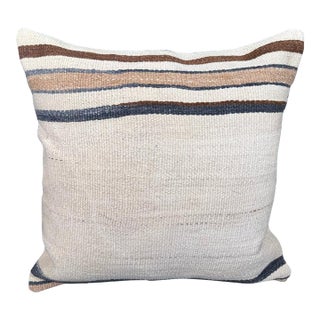 Turkish Hemp Pillow Cushion Natural Beige Brown Cushion Cover 20x20 For Sale