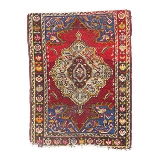Late 19th Century Turkish Bergama Rug, 03'03 X 04'01 For Sale