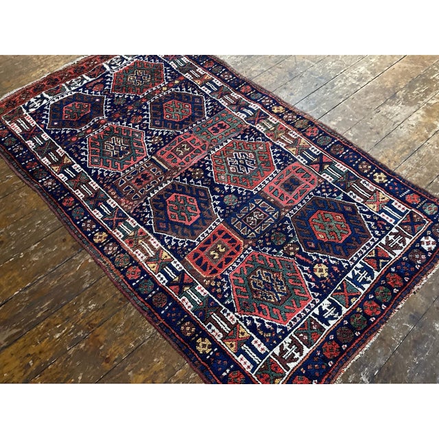 Antique Kurdish Rug, 1890s For Sale - Image 6 of 18