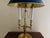 Vintage French Regency Brass Bouillotte Lamp With Black Tole Shade For Sale In South Bend - Image 6 of 13