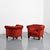 Wood Art Deco Red Velvet Armchairs, France, 1920s, Set of 2 For Sale - Image 7 of 16