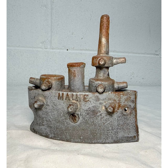 The Antique Cast Iron Still Bank from the Grey Iron Casting Co of Maine is a rare and collectible piece that dates back to...