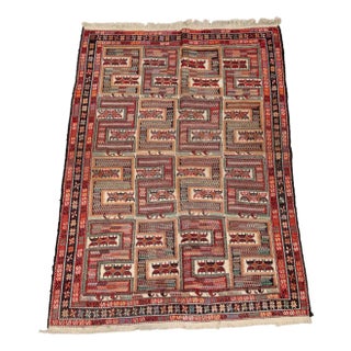 Sumak Rug in Cotton For Sale