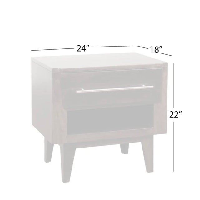 The Green Bay Road Nightstand is a refined example of modern craftsmanship, combining clean geometry with the warmth of...