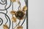 Art Deco Wrought Iron Umbrella Stand with Floral Decoration, France, 1930s For Sale - Image 4 of 13
