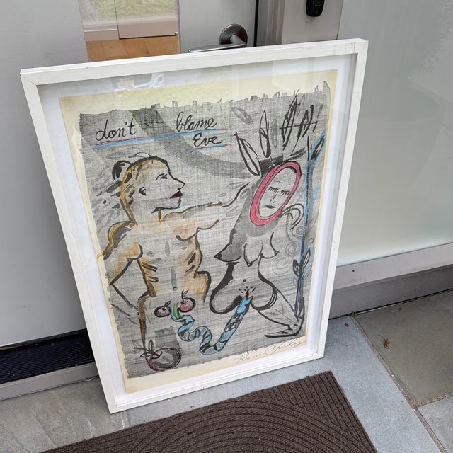 Karen Finley “Don’t Blame Eve” Signed Lithograph For Sale - Image 9 of 11