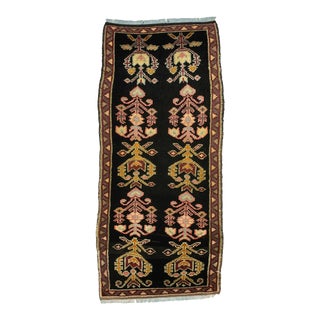 Vintage Mid Century Mini Rug For Sale