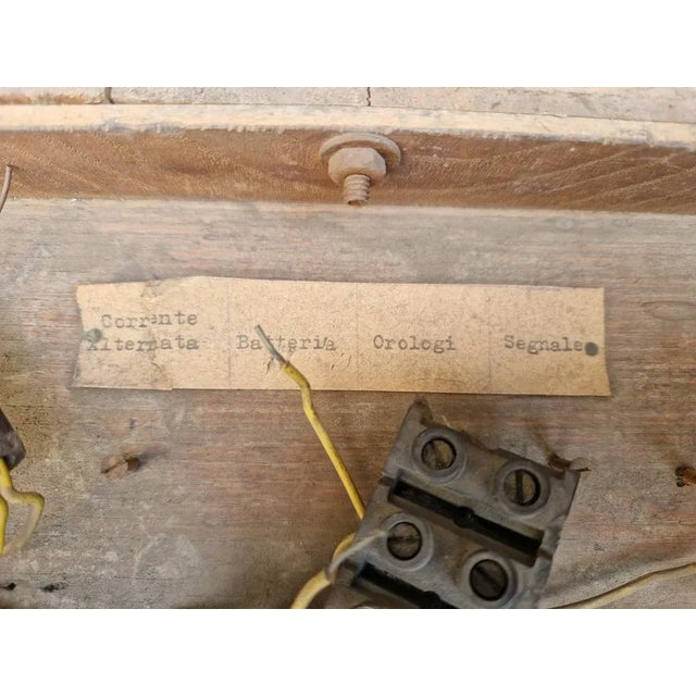 1940s Vintage Pendulum Clock in Enrico Boselli Milano Wooden Case, 1940s For Sale - Image 5 of 9