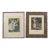 French Art Deco Gazette Du Bon Ton Fashion Prints W House of Heydenryk Silver Gilt Frames - Set of 2 For Sale