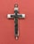 Renaissance Revival Reliquary Cross, Ebony with Intricate Paperole Monastic Filigree Work and Agnus Dei, ca. 1870 For Sale - Image 3 of 11