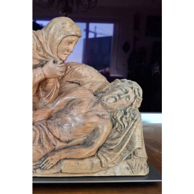 Baroque Baroque Pietà Sculpture - Venetian School, 17th Century For Sale - Image 3 of 8